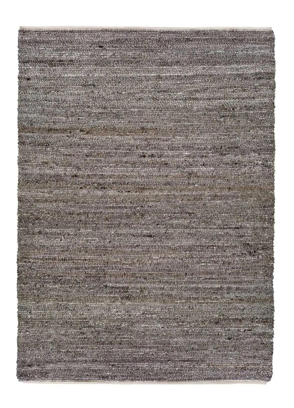 HANDWEBTEPPICH Leinen Cinder 140/200 cm - Taupe, Textil (140/200cm) - Atticgo