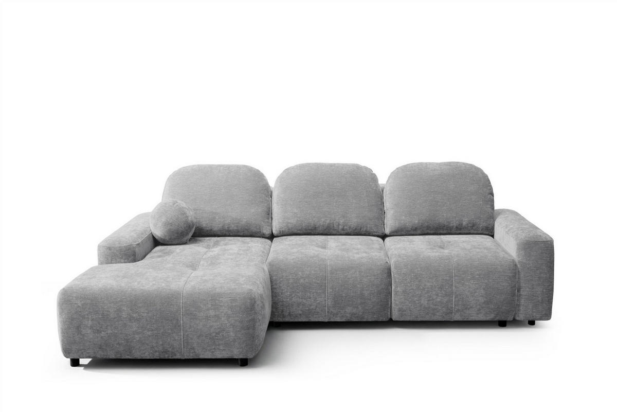 ECKSOFA Argos In Vibe - Grau, Holzwerkstoff/Textil (170/267cm) - Fun Möbel