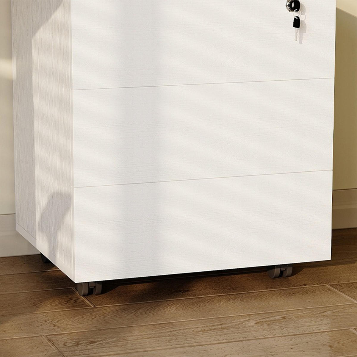 BÜROSCHRANK, weiß - Weiß, Holzwerkstoff (45/58/40cm)