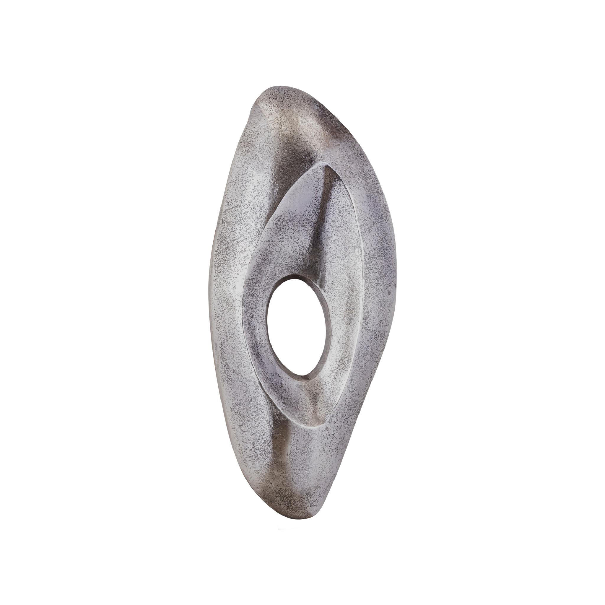WANDPANEEL Kellaine Silber 19/4/43cm - Silberfarben, Metall (4/43/19cm) - PTMD Collection