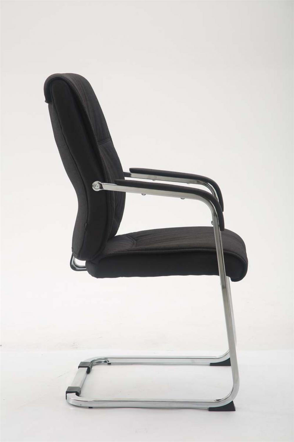 SCHWINGSTUHL Stoff schwarz - Schwarz, Textil/Metall (58/102/65cm) - CLP