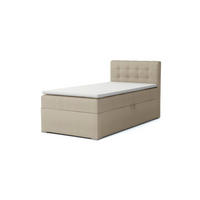 BOXBETT JUNG 3 90/200 Beige H3 Öffnung rechts - Beige, Holz/Holzwerkstoff (90/200cm) - Deine Möbel 24