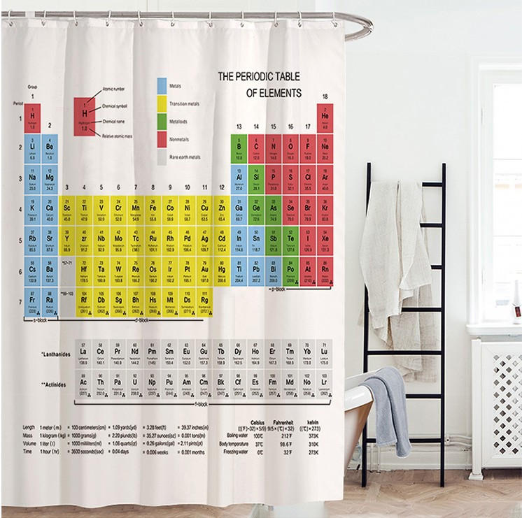DUSCHVORHANG Stoff Polyester dick maschinenwaschbar schimmelresistent wasserdicht inklusive Haken - Gelb, Textil (180/180cm) - MCBOSON