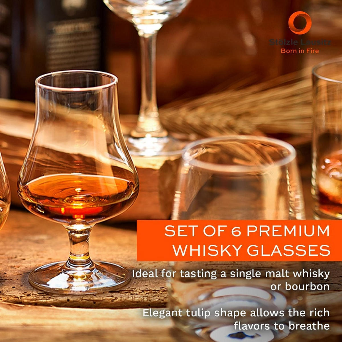 SPIRITS Nosing Glass 194ml 6er Set - Transparent, Glas (0.194L) - Stölzle