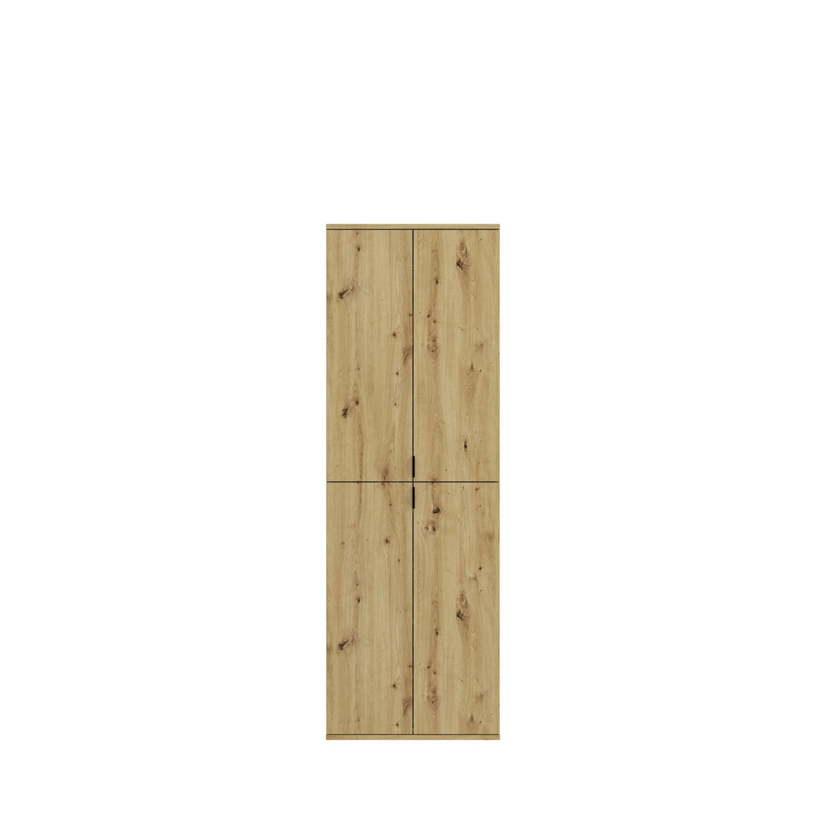 GARDEROBEN-SET PROJEKT X 3-tlg. (B/H/T: ca. 183/193/34 cm) in Artisan Eiche Nachbildung / Weiß/Artisan Eiche Nachbildung / Spiegelglas - Eiche Artisan, Holzwerkstoff (183/193/34cm)