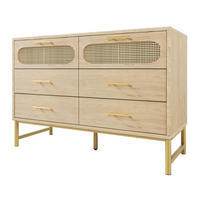 SIDEBOARD Eichenholzoptik 120/40/74 cm - Braun, Holzwerkstoff/Metall (40/74/120cm) - Urban Meuble