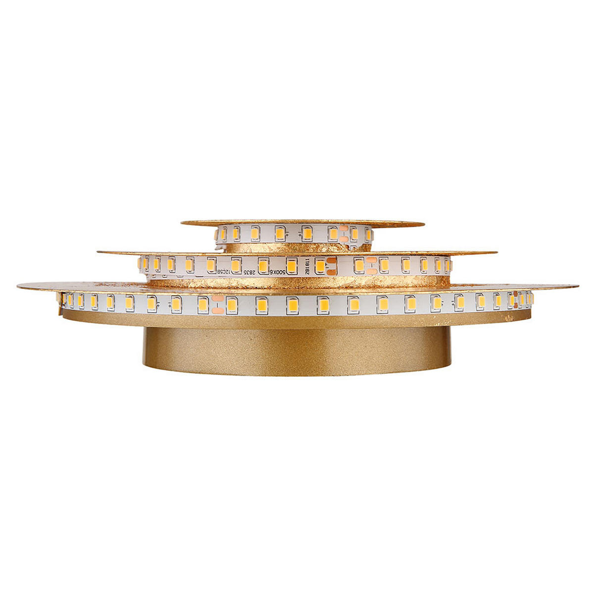 LED DECKENLEUCHTE Heda Metall Gold - Goldfarben, Metall (4.7/4.7/4.7cm) - Globo Lighting