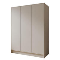 SCHRANK Kaschmir ALA Glatt Ohne Spiegel Ohne Griffe 150 cm - Beige, Holzwerkstoff (150/200/51cm) - Sepro Meble