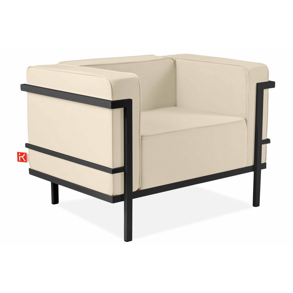 Thumbnail - Konsimo® Gartenlounge-Set, Creme, Metall, Textil, 4, 5-Sitzer, Füllung: Schaumstoff, rechteckig, Hergestellt in Europa, ...
