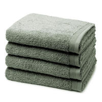 HANDTUCH Superwuschel 4er-Set - Dunkelgrün, Textil (50/100cm) - MÖVE