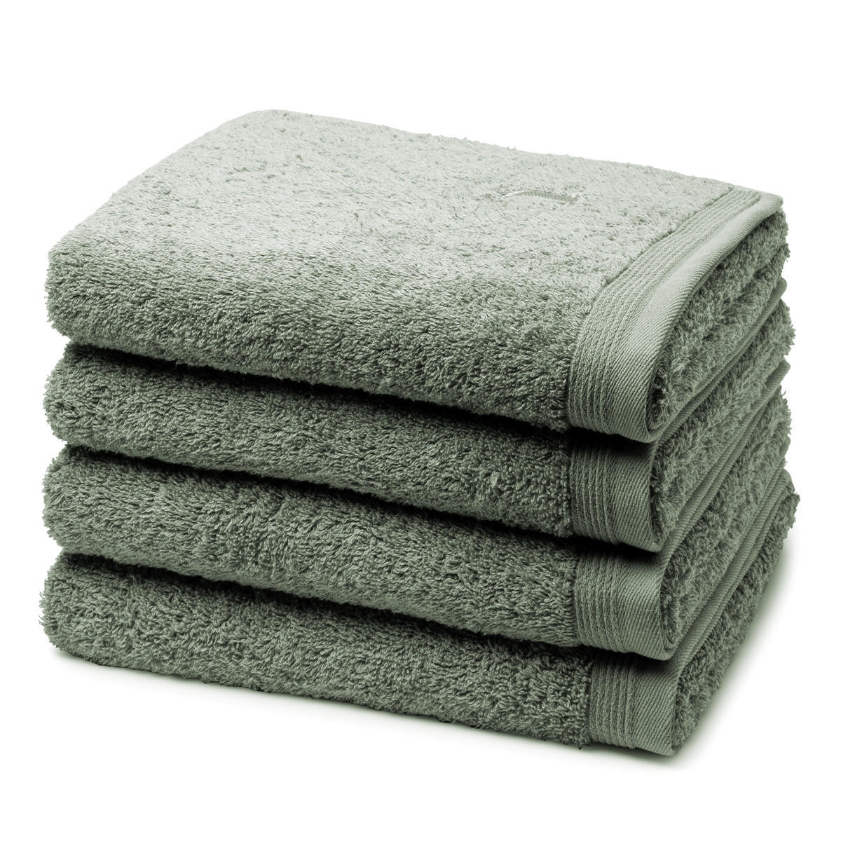 HANDTUCH Superwuschel 4er-Set - Dunkelgrün, Textil (50/100cm) - MÖVE
