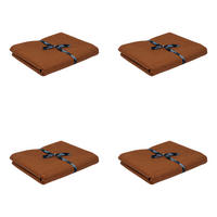 TISCHDECKE Madison Home - Rot - 250/140/ cm - 4er-Set - Rot, Textil (140/250cm) - Madison