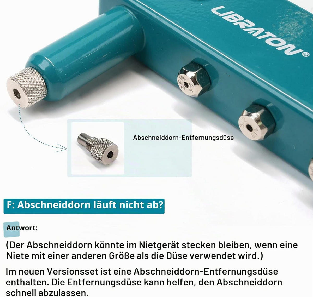 HANDNIETGERÄT-SET 80-teilig, austauschbar für 4 Blindnietarten inkl. HSS-Bohrer, Autoreparatur - Blau, Metall (26.4/11.3/3.7cm) - LIBRATON