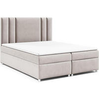 BOXBETT Trinity K-8 Bonellfederkern inkl. Topper - Creme, Holz/Holzwerkstoff (180/200cm) - Best For Home