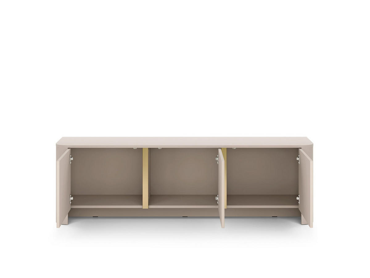 TV-SCHRANK Rari 168x52x39 cm - Lowboard mit Stauraum - Tv Ständer aus Laminierter Spanplatte - Kaschmir Farbe - Kaschmir, Holzwerkstoff (137/42.5/33cm) - Chilly