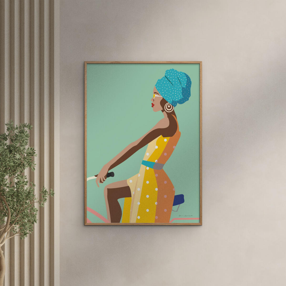 POSTER Wild Apple - Summer Girl II - Multicolor, Papier (70/100/0.1cm) - Poster&Frame