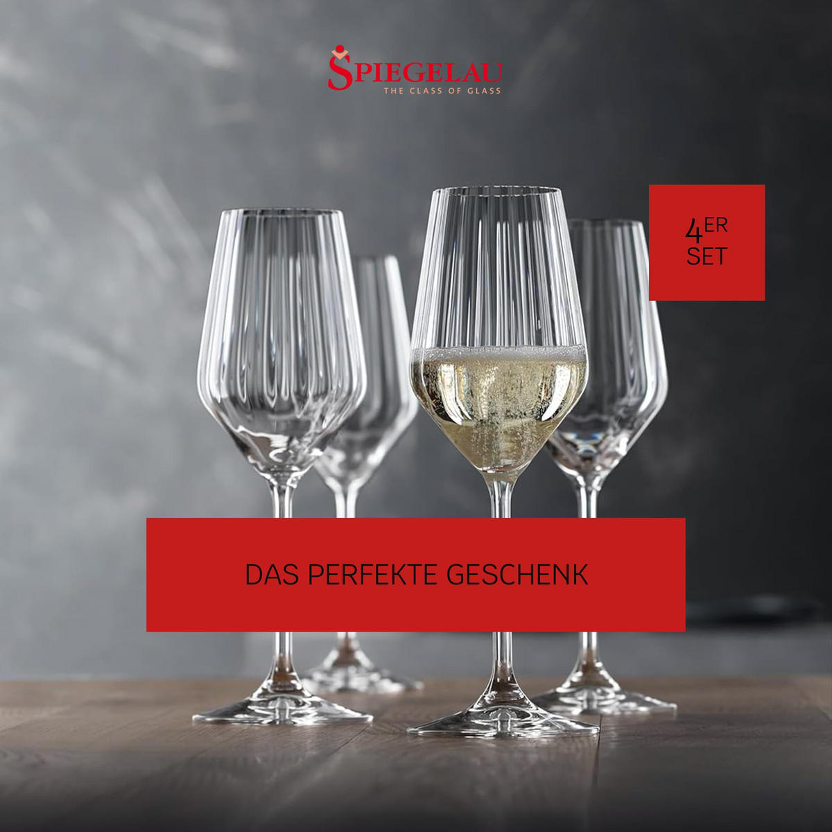 CHAMPAGNERGLÄSER Lifestyle transparent 310 ml 12er Set - Transparent, Glas (0.31L) - Spiegelau