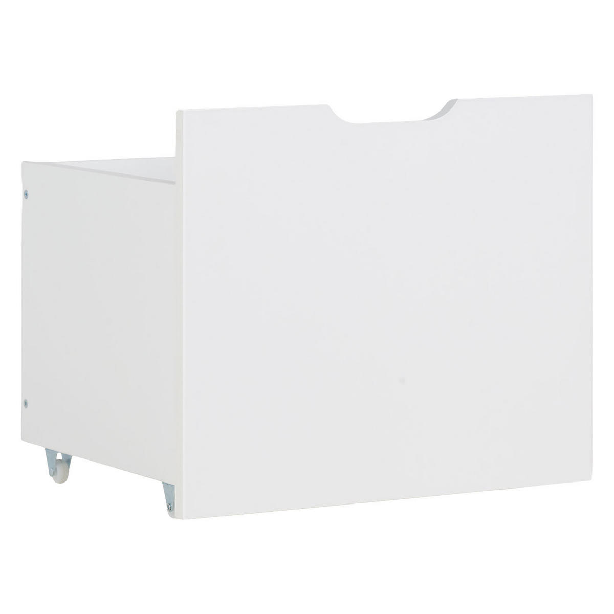 BETTSCHUBKASTEN Weiß 48/42/43 cm - Weiß, Holz - Homestyle4u