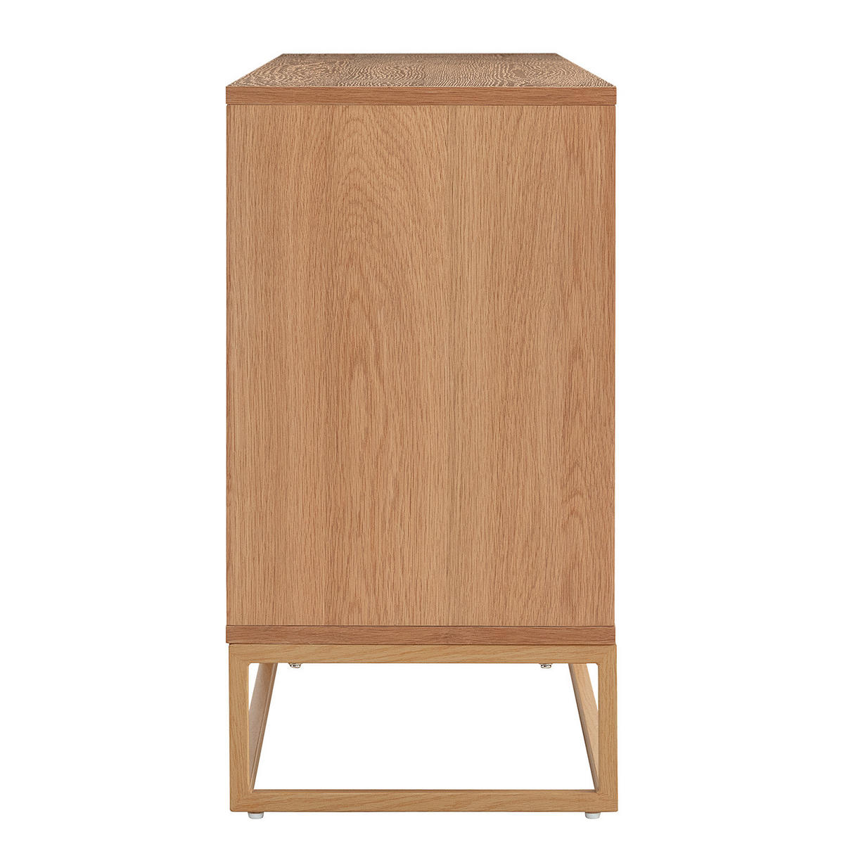 SIDEBOARD - Echtholzfurnier - Eichefarben, Holzwerkstoff (180/75/40cm) - home24