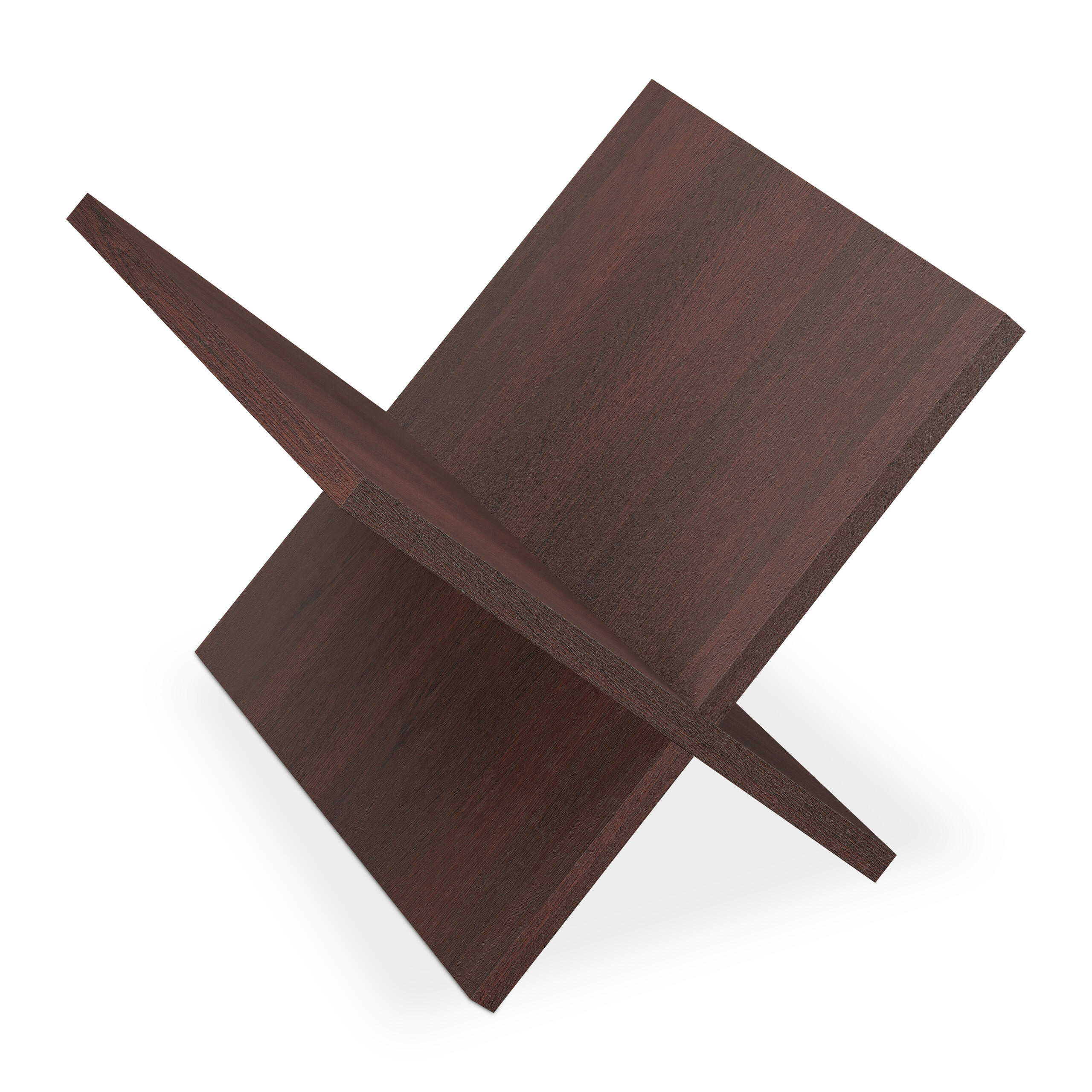 ZEITUNGSSTÄNDER - Dunkelbraun, Holz (32/25.5/29cm) - Relaxdays