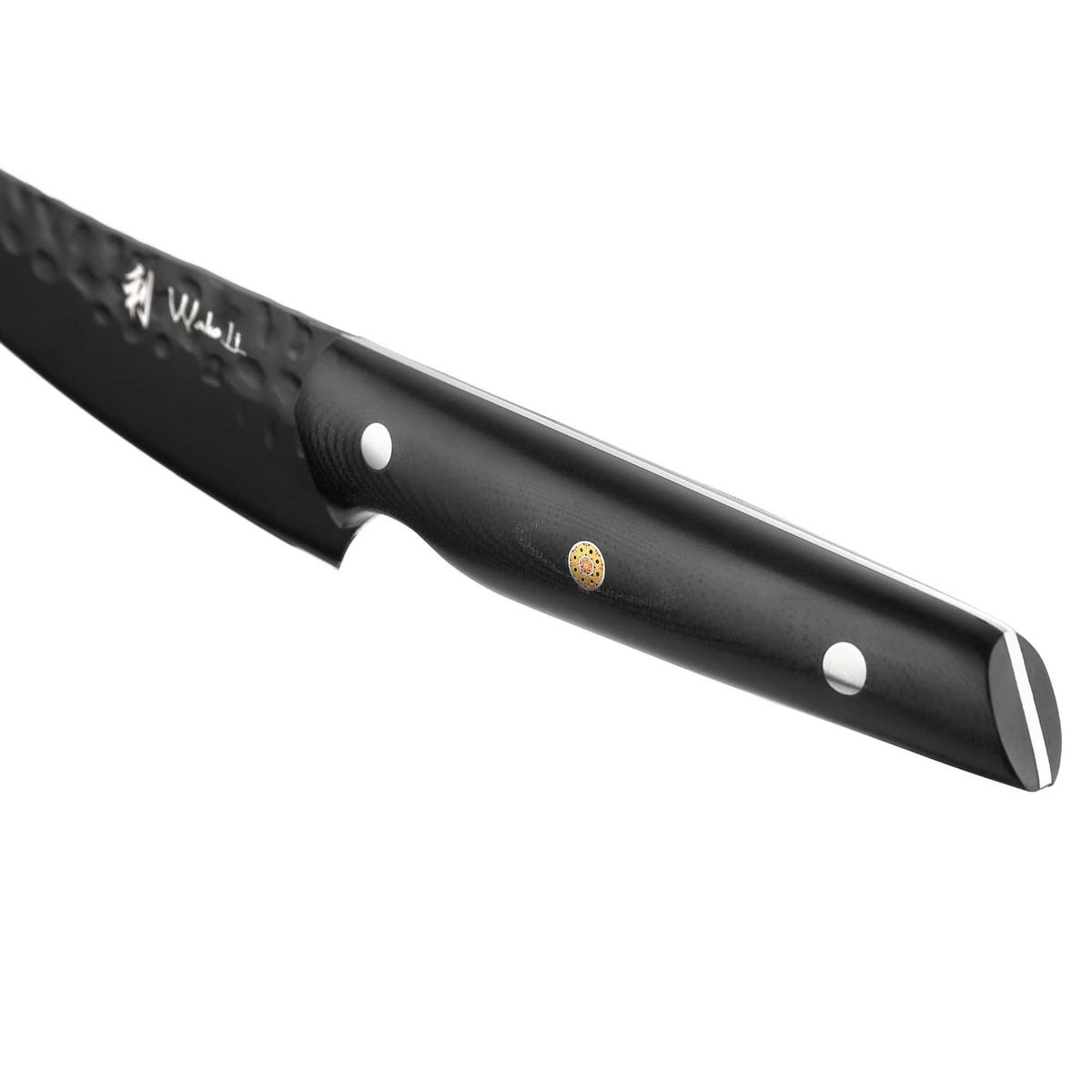 FILETIERMESSER 15 cm - Schwarz, Metall (1cm) - Wakoli