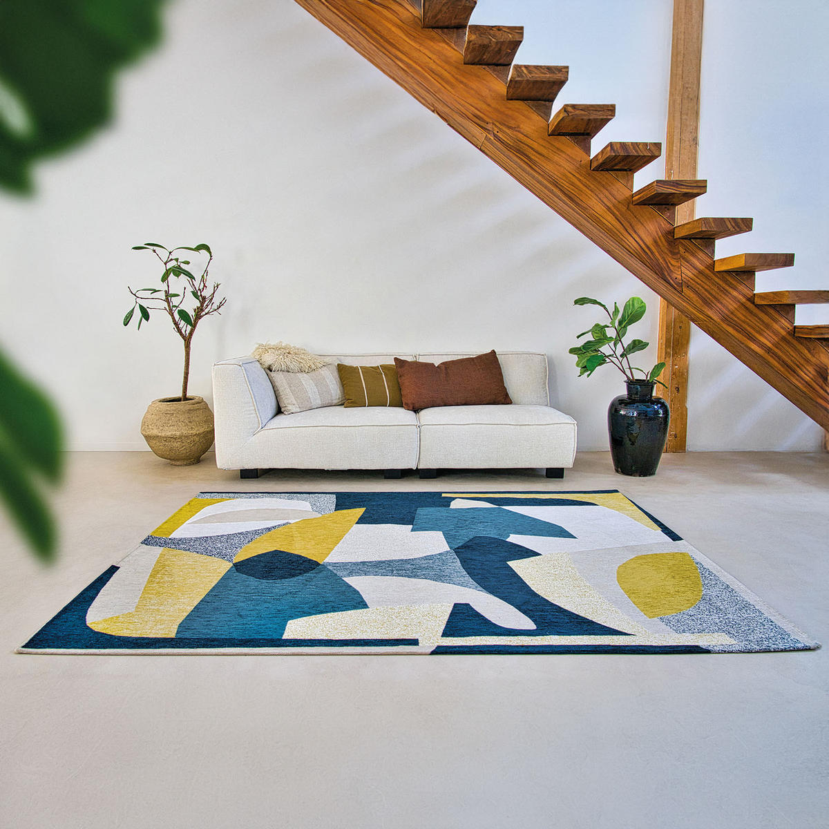 TEPPICH In-/Outdoor Flachgewebe STOOPY Mehrfarbig 170 x 240 cm - Multicolor, Textil (170/240cm) - Novatrend