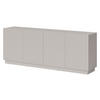 SIDEBOARD Liverti 200 4D - Kaschmir/Schwarz, Holzwerkstoff/Kunststoff (200/78/42cm) - MIRJAN24
