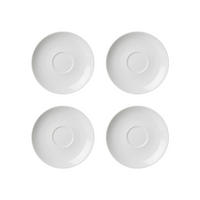 CAPPUCCINOUNTERTASSEN Bianco weiß ø 16.0 cm 4er Set - Weiß, Keramik (16cm) - Ritzenhoff Breker