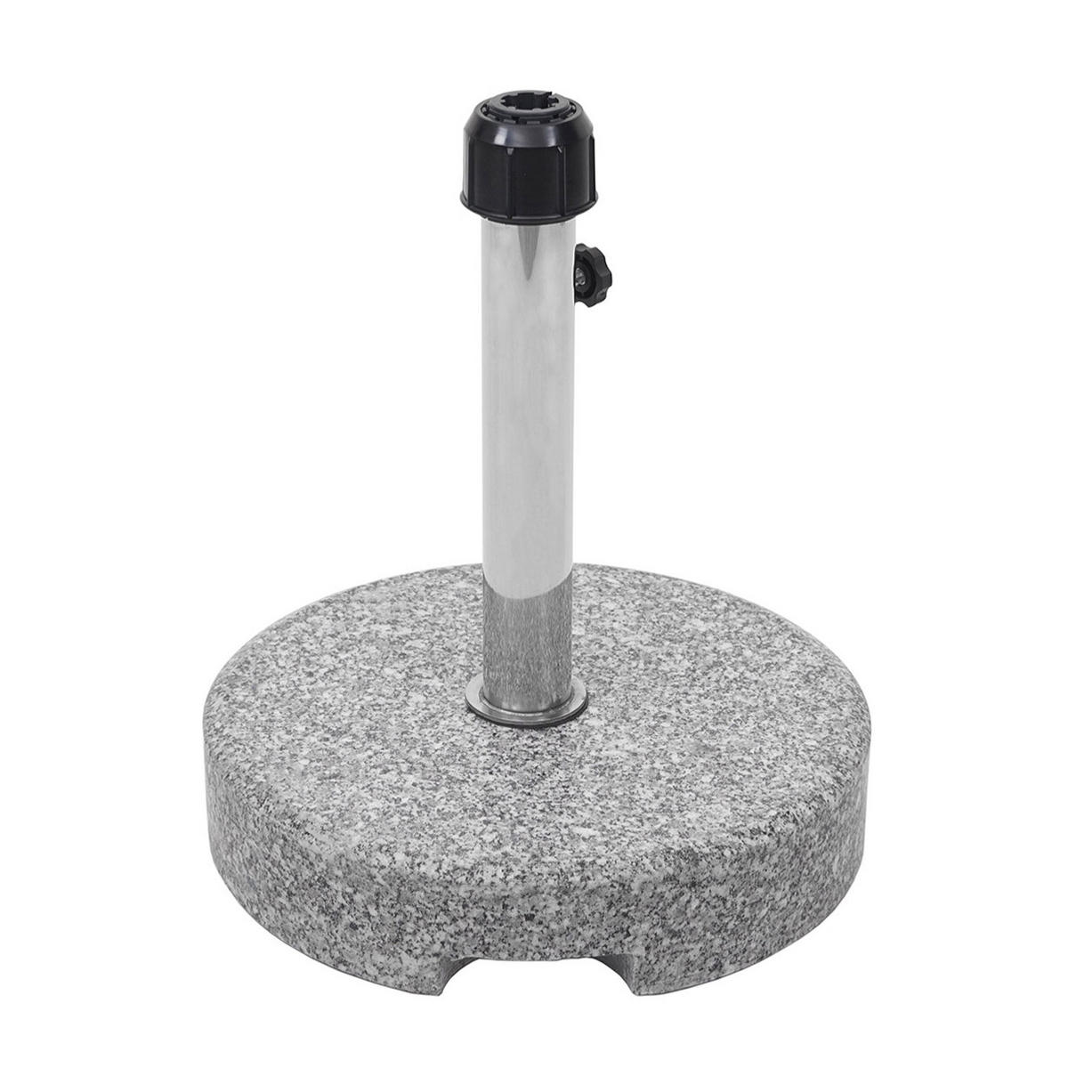 SONNENSCHIRMSTÄNDER Grau - Grau, Stein (39/39cm) - MCW