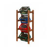 GETRÄNKEKISTENREGAL PINEPEAK 149x70x38,8cm für 4 Kisten Kiefernholz Braun - Braun, Holz (70/149/39cm) - PROREGAL