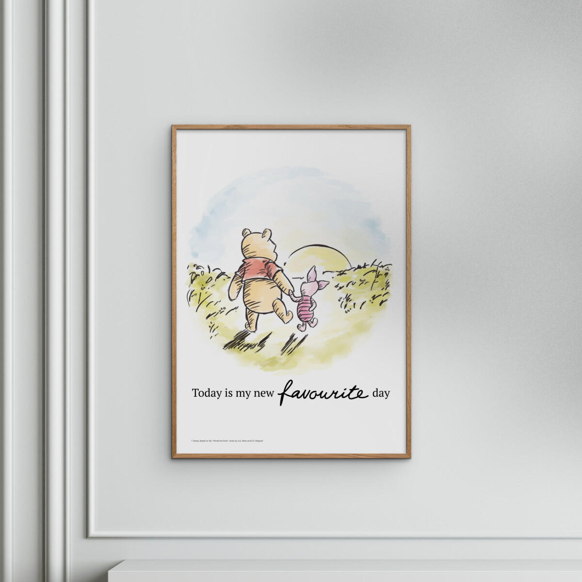 POSTER Disney - Winnie the Pooh - Friendship Sunset - Multicolor, Papier (30/40/0.1cm) - Poster&Frame