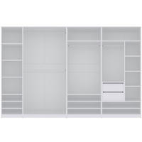 KLEIDERSCHRANK TRES SET B/B Weiß 320/206/51 cm - Weiß, Holzwerkstoff (320/206/51cm) - Marmex Möbel