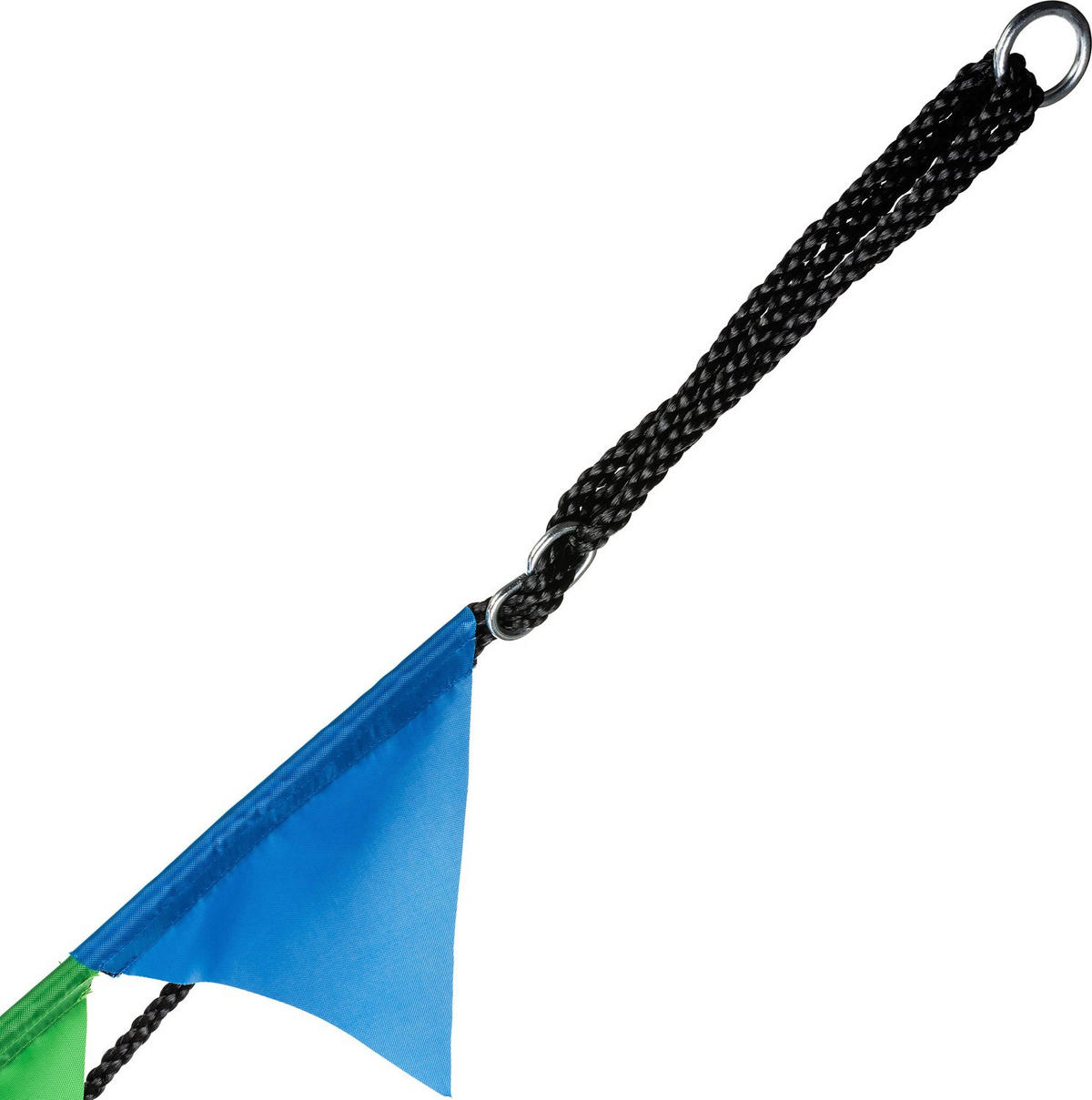 NESTSCHAUKEL bis 150 kg, 100 cm Durchmesser - Blau, Textil (100/160/100cm) - Luverno