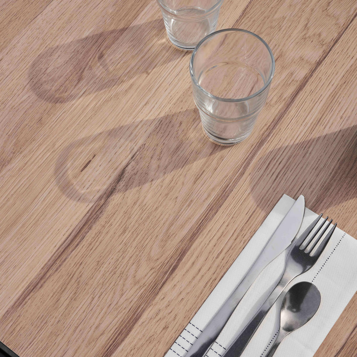 TERRASSENTISCH, Braun - Braun, Holzwerkstoff (60/60/72cm) - Oviala