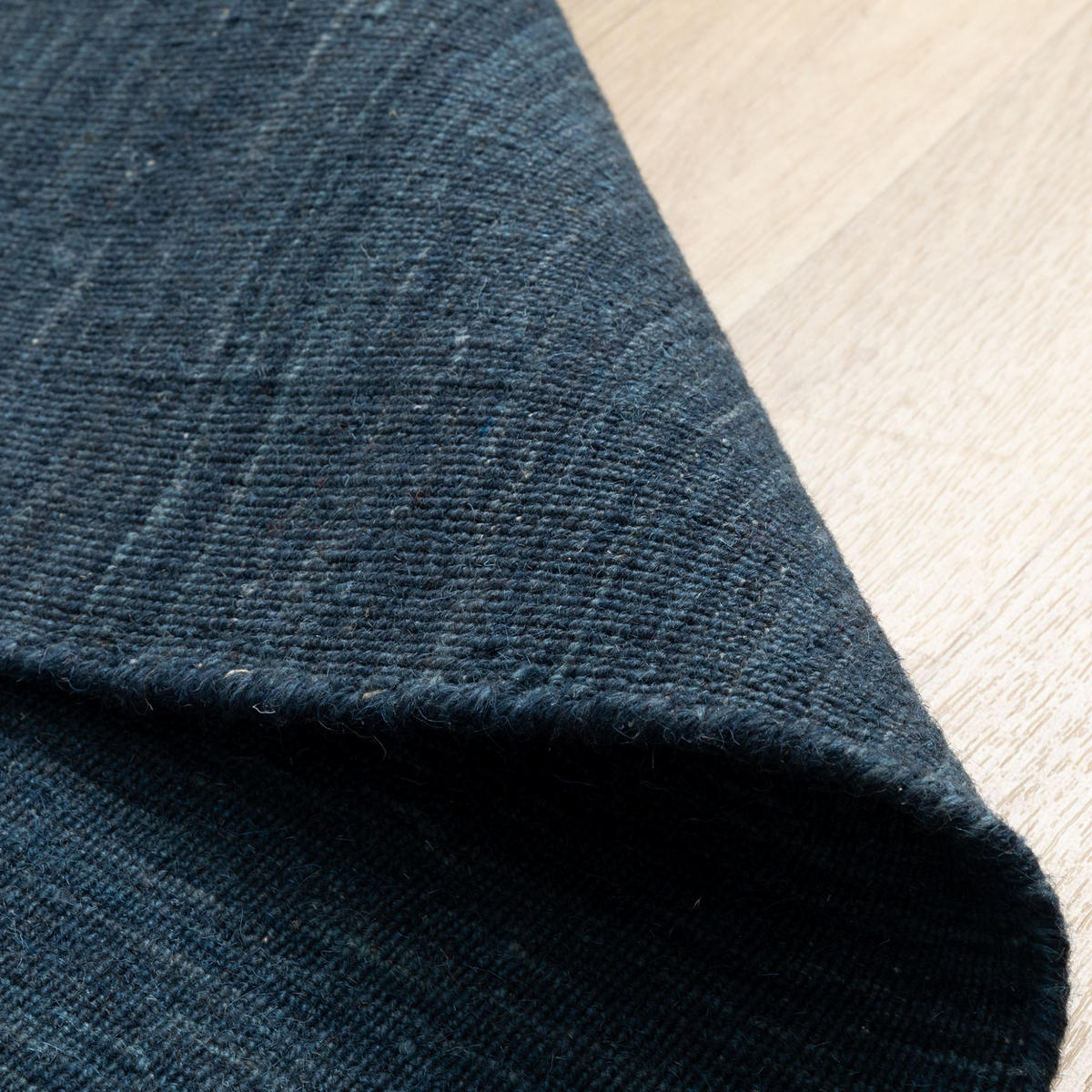 HANDWEBTEPPICH 90/160 cm Delhi - Blau, Naturmaterialien (90/160cm) - Steffensmeier