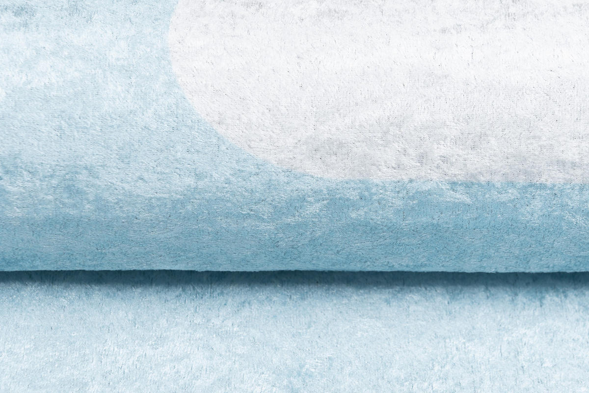 TEPPICH EMMA Blau 140/200 cm - Blau, Kunststoff (140/200cm) - Tapiso