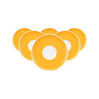 KOMBIUNTERTASSEN Sento Home Pure Colors Mango Orange ø 16,2 cm 6er Set - Orange, Keramik (16.2cm) - Seltmann Weiden