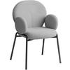 STUHL 1er Set Scandi Belastbarkeit 120 kg 61 5 x 62 x 90 - Hellgrau, Kunststoff (62/90/61.5cm) - tectake