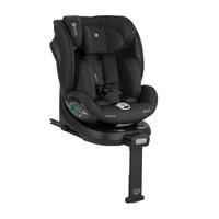 KINDERSITZ i-Twist i-Size schwarz (40-150 cm) Gruppe 0+/1/2/3 Stützbein Isofix - Schwarz, Kunststoff (43/62/55cm) - Kikka boo
