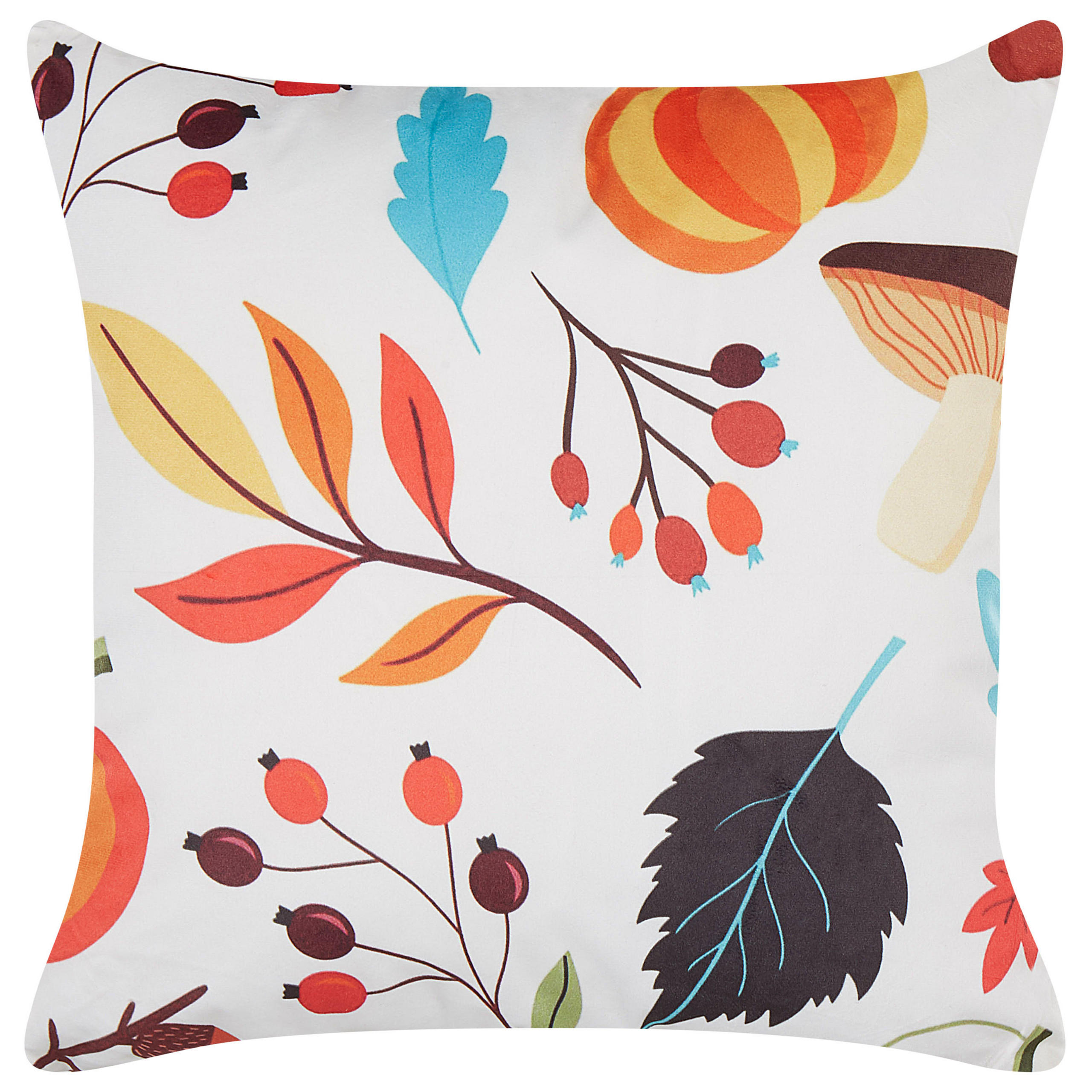 SAMTKISSEN 2er-Set Bunt 45/45 cm Viscaria - Multicolor, Textil (45/45cm) - Beliani