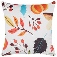 SAMTKISSEN Bunt 45/45 cm Viscaria - Multicolor, Textil (45/45cm) - Beliani