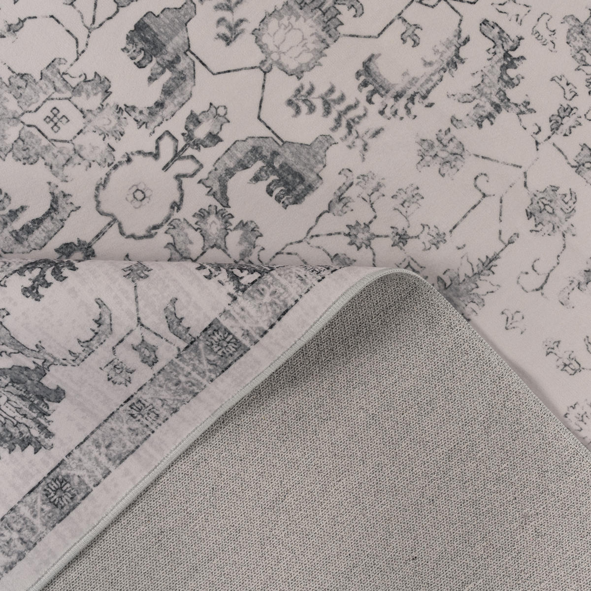 KURZFLORTEPPICH 240/340 cm Semer 427 - Silberfarben, Textil (240/340cm) - Paco Home