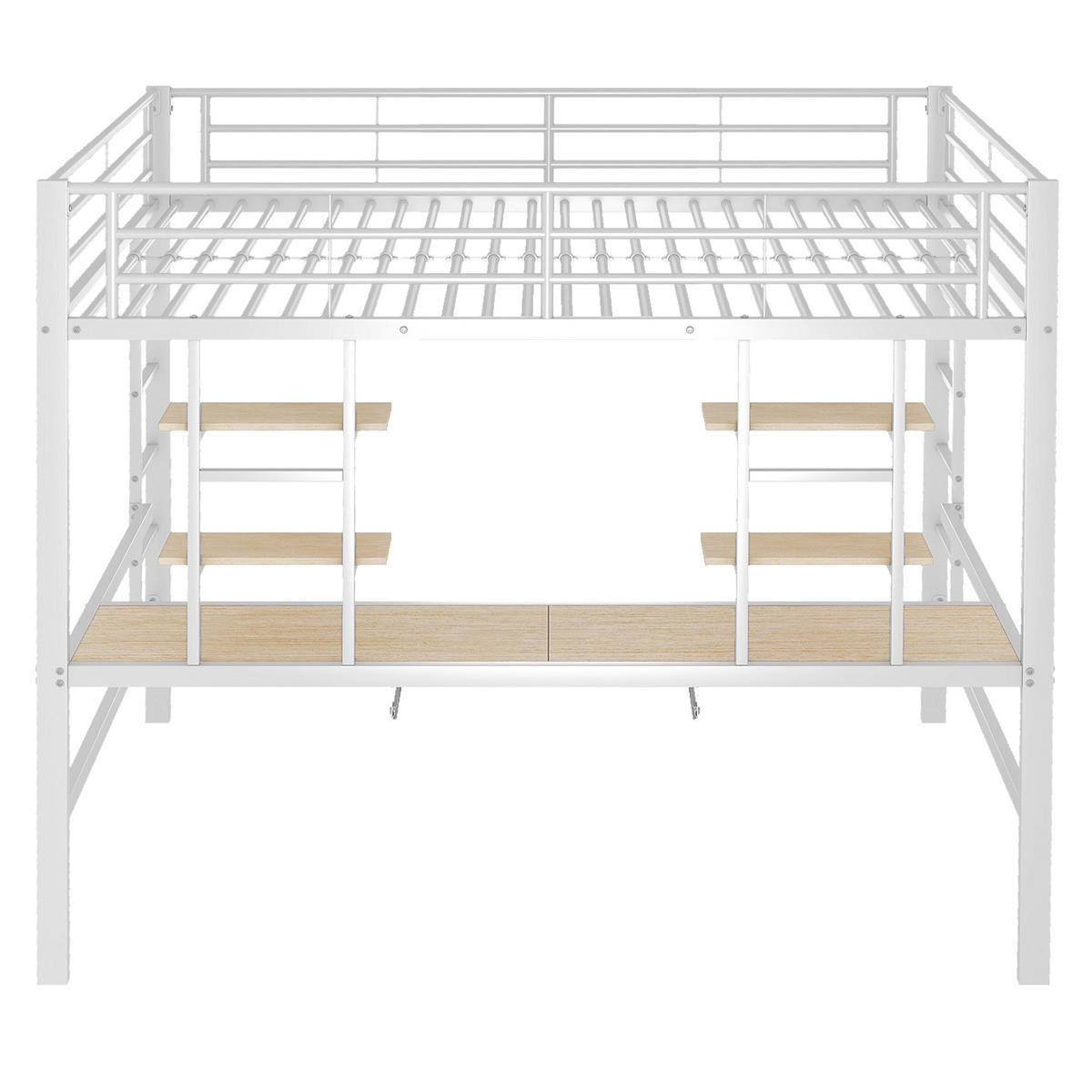 HOCHBETT Metall 140/200 cm Weiß - Weiß, Metall - Raumix