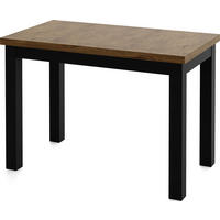 ESSTISCH Arden rechteckig, Eiche Braun Rustikal 100/60/73 cm - Alteiche/Schwarz, Holz/Holzwerkstoff (100/60/73cm) - WFL GROUP