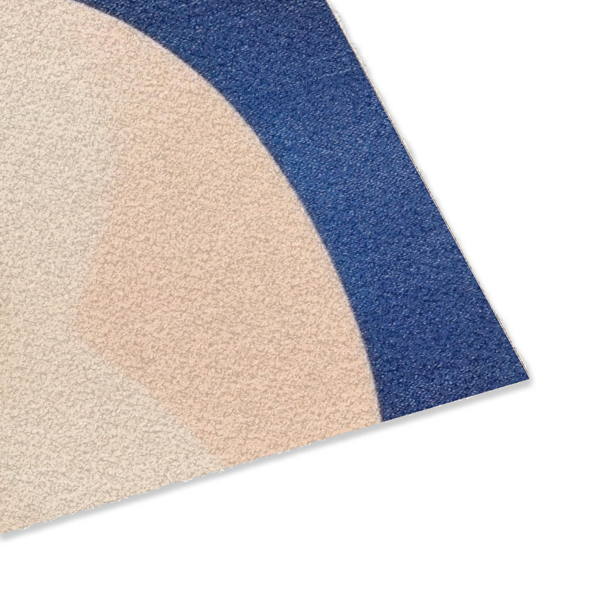 FUSSMATTE Abstrakt - Blau - Rosa Fußabtreter 90x60 cm - Multicolor, Kunststoff (90/60cm) - MuchoWow