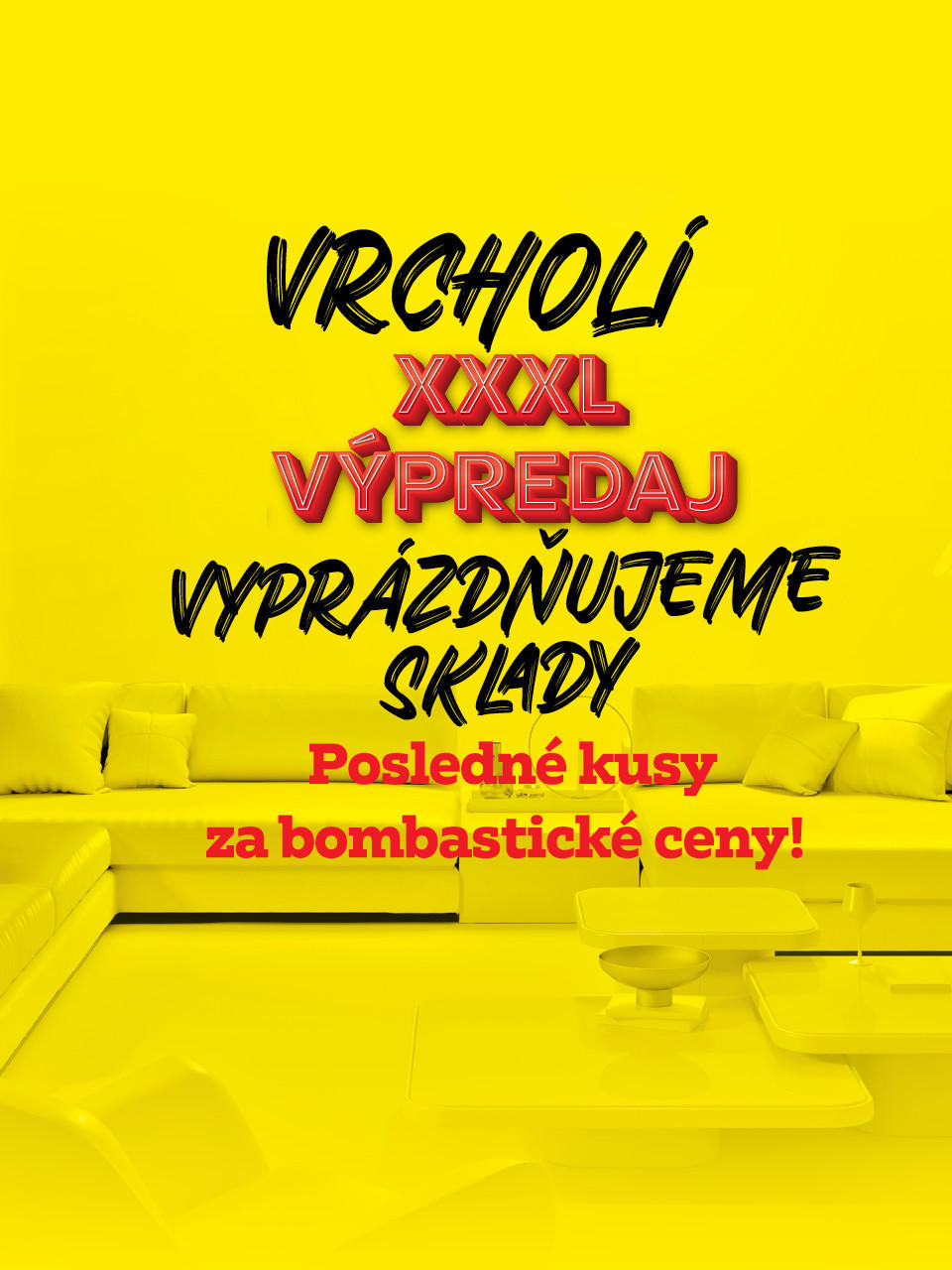 výpredaj vrcholí