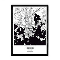 POSTER Helsinki - Finnland A3 Rahmenlos - Klar, Papier (29.7/5/42cm) - Nacnic