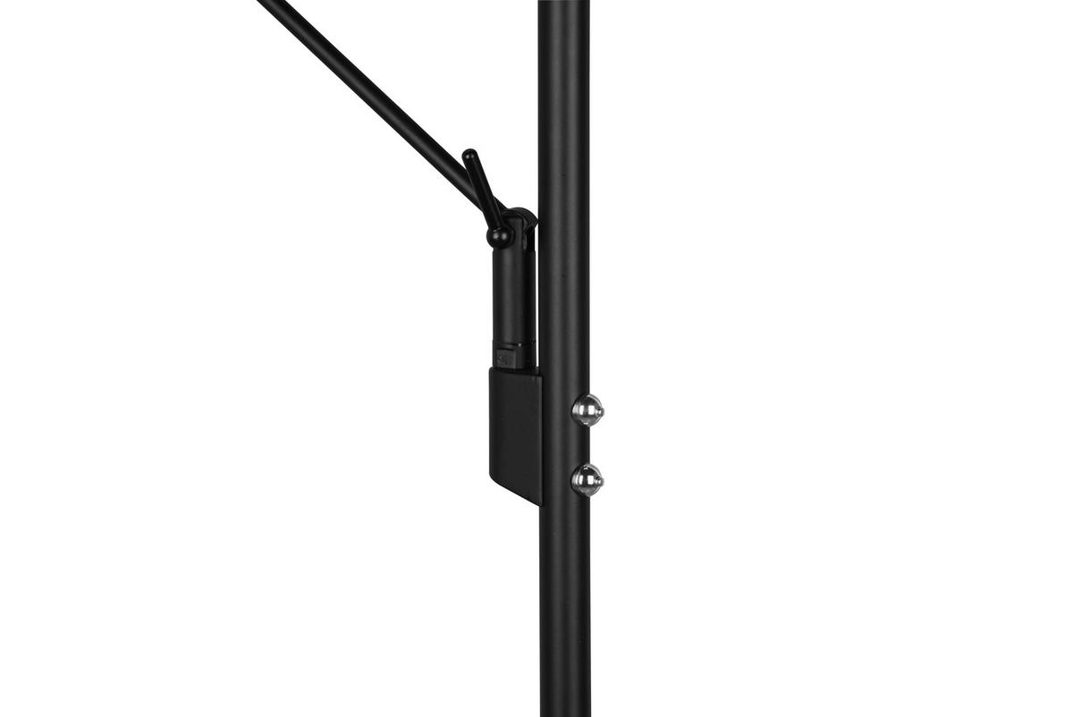 STEHLAMPE BRANTFORD - Schwarz - 0/0/180 cm - Schwarz, Metall (30/30/180cm) - Trio Leuchten