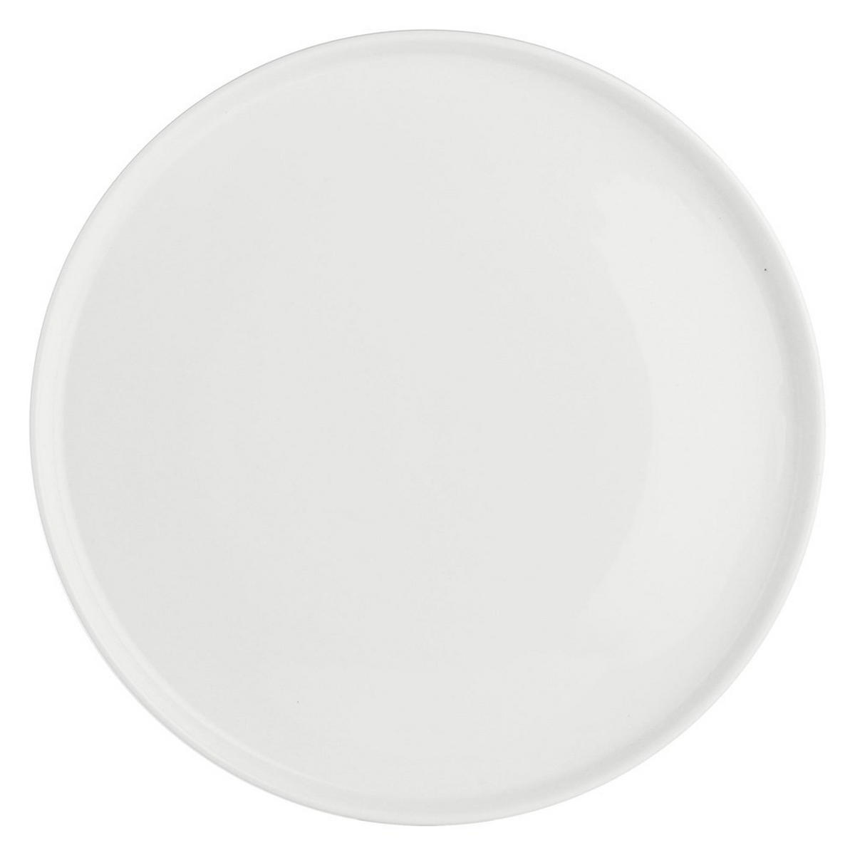 TELLER Weiß 21/21/2 cm P004400T21Z - Weiß, Keramik (21cm) - La Porcellana Bianca 