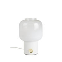 TISCHLAMPE Moody Weiß - Weiß, Glas (20/20/29.5cm) - Zuiver